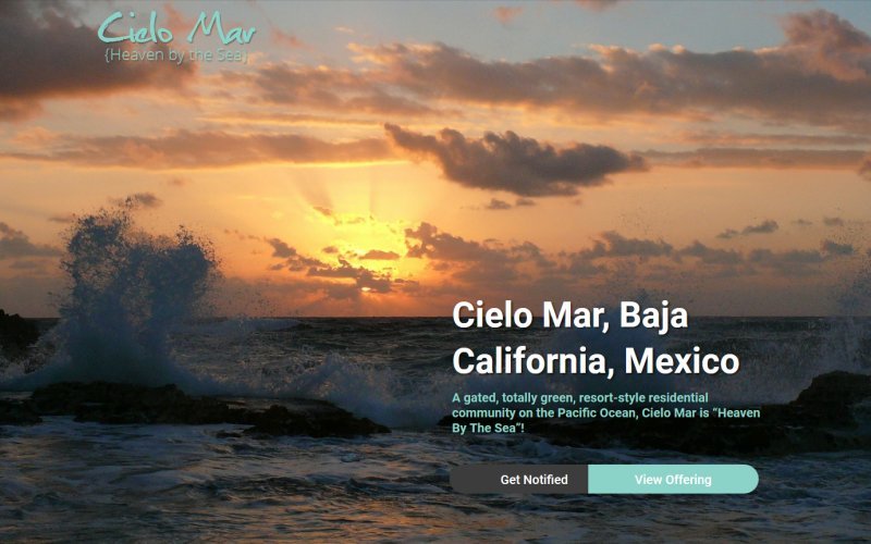 Launch of the Cielo Mar Website